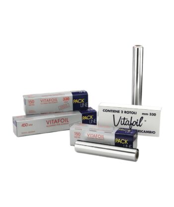 Rotolo Alluminio Vitafoil 33 cm – Confezione da 2 Rotoli